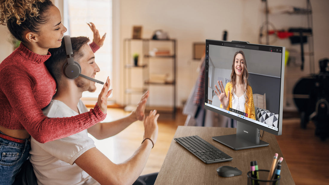 Lenovo IdeaCentre AIO 27ARR9 AMD Ryzen™ 5 7533HS 68.6 cm (27") 1920 x 1080 pixels All-in-One PC 16 GB DDR5-SDRAM 512 GB SSD Windows 11 Home Wi-Fi 6 (802.11ax) Grey