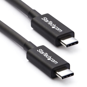 StarTech.com 50cm (1.6ft) Thunderbolt 3 Cable, 40Gbps, 100W PD, 4K/5K, Thunderbolt Certified, Compatible with Thunderbolt 4/USB 3.2/DisplayPort