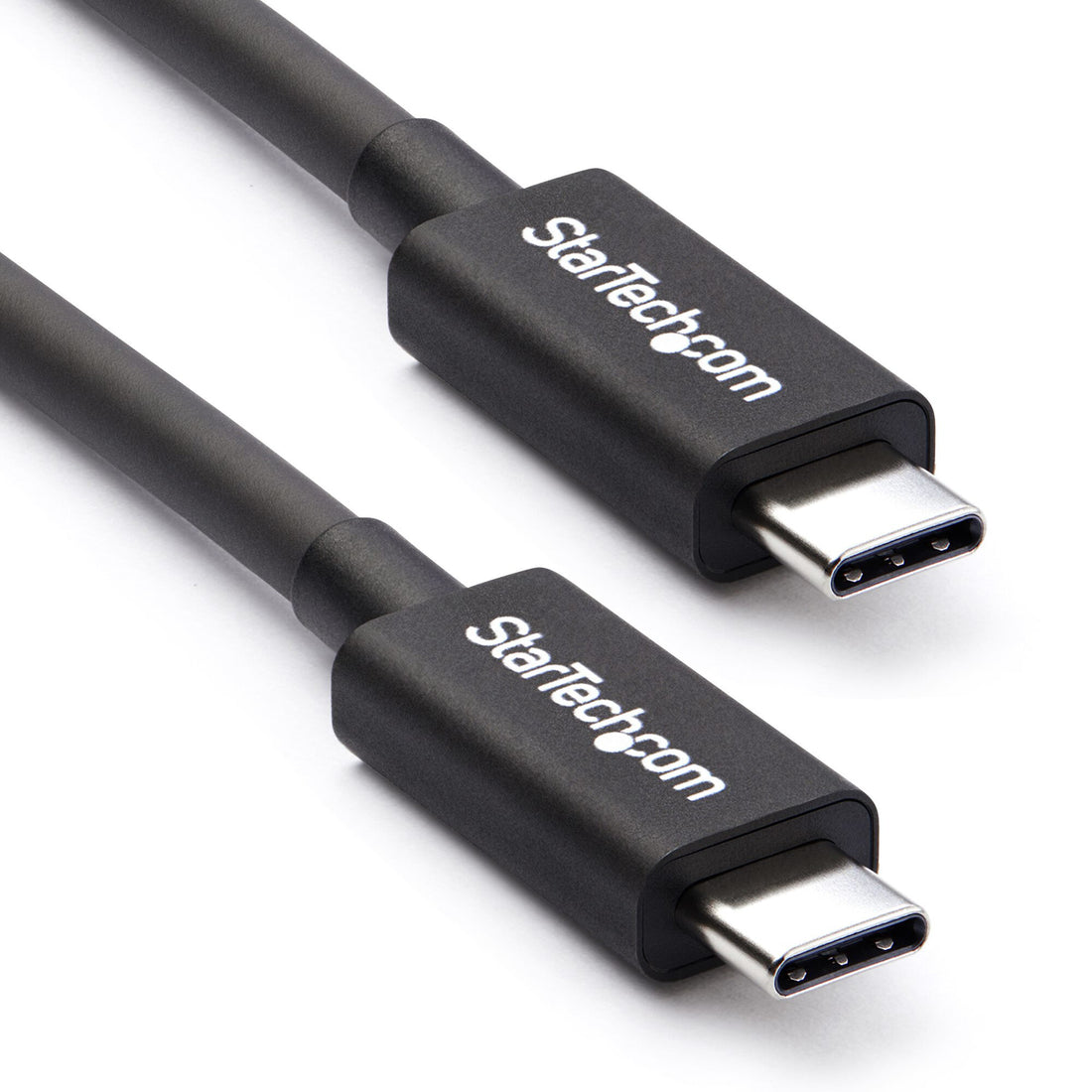StarTech.com 2m (6.6ft) Thunderbolt 3 Cable, 20Gbps, 100W PD, 4K, Thunderbolt Certified, Compatible with Thunderbolt 4/USB 3.2/DisplayPort