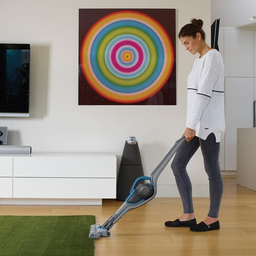 Black & Decker SVJ520BFS-GB stick vacuum/electric broom 2-in-1 stick vacuum Battery Dry Bagless 0.5 L Black, Blue, Grey 2 Ah