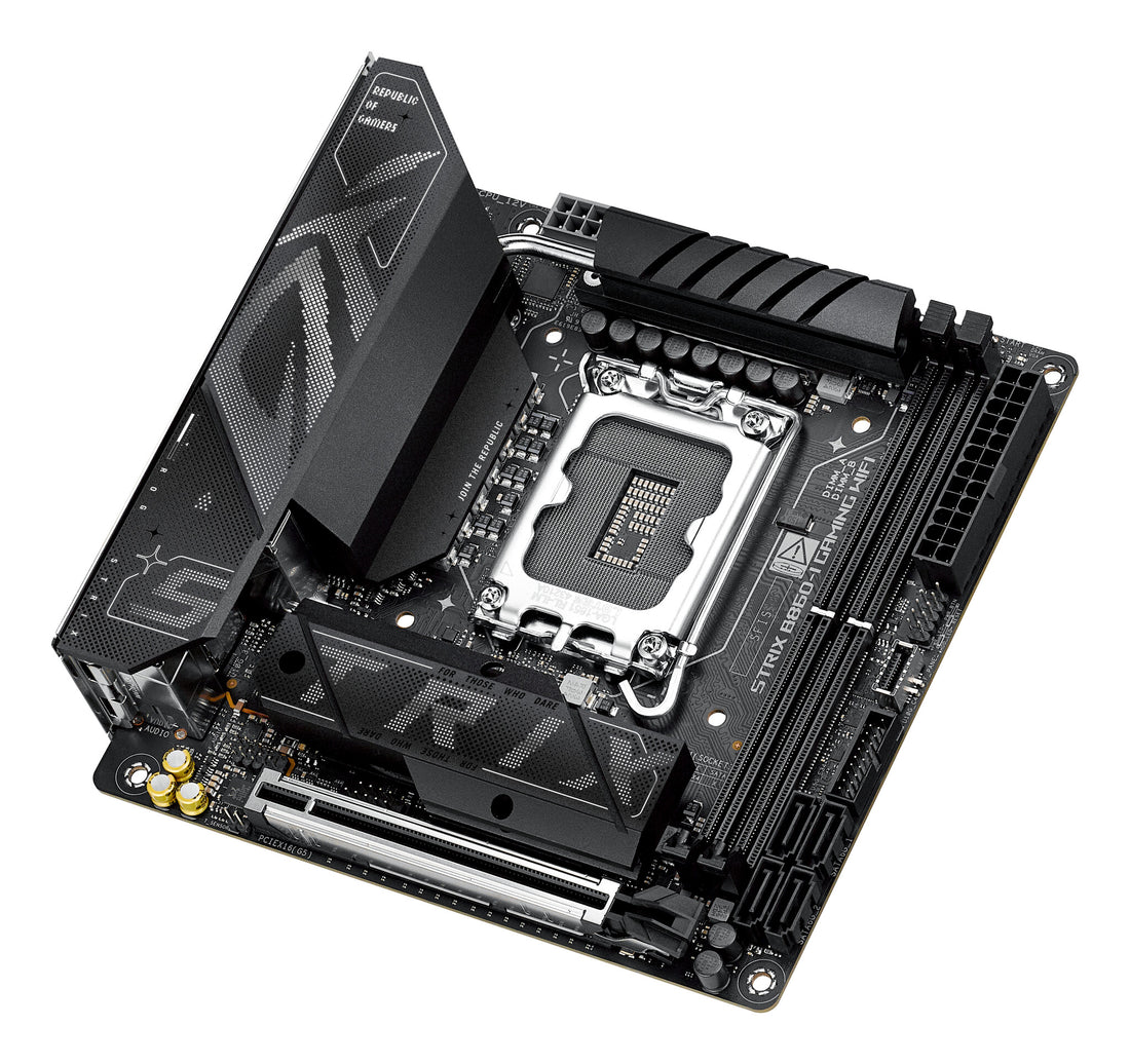 ASUS ROG STRIX B860-I GAMING WIFI Intel B860 LGA 1851 (Socket V1) mini ITX