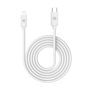 Celly USBLIGHTTYPECWH mobile phone cable White 1 m USB C Lightning