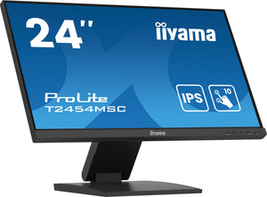 iiyama ProLite T2454MSC-B2AG computer monitor 60.5 cm (23.8") 1920 x 1080 pixels Full HD LED Touchscreen Multi-user Black
