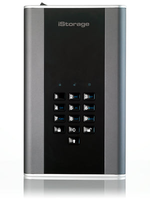 iStorage diskAshur DT² HDD 10TB | Secure Portable Desktop Drive |FIPS 140-2 Level 2, NCSC CPA, NLNCSA BSPA & NATO Restricted | AES-XTS 256-bit Hardware Encryption | Common Criteria EAL5+ (Hardware Certified) | PIN protected | OS & Platform Independent |GD