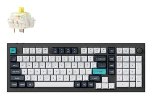 Keychron Q5 Max keyboard Universal USB + RF Wireless + Bluetooth QWERTY UK English Black, White