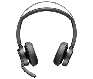 POLY Voyager Focus 2 USB-C-C Headset + USB-C/A Adapter + Charging Stand