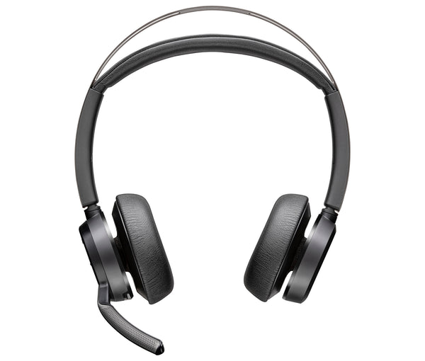 POLY Voyager Focus 2 USB-C-C Headset + USB-C/A Adapter + Charging Stand