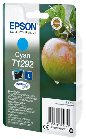 Epson T1292 Apple DURABrite Ultra Single Cyan Ink