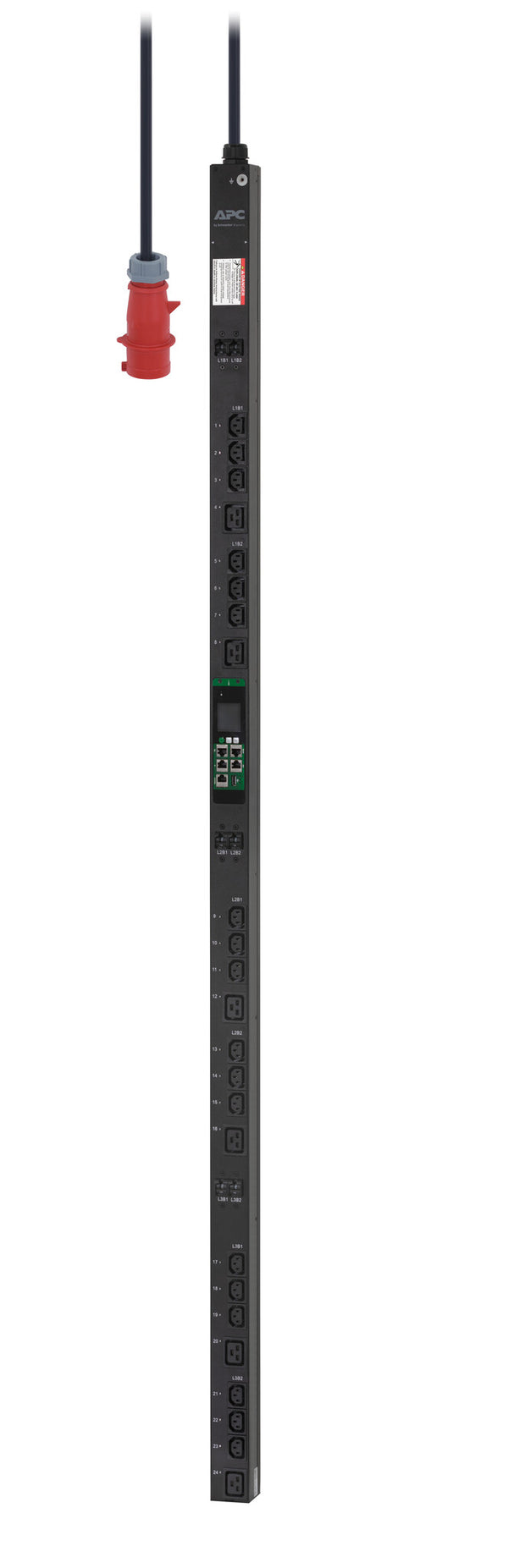 APC EasyPDU power distribution unit (PDU) 24 AC outlet(s) 0U Black