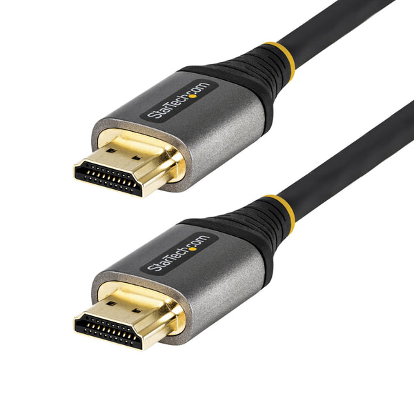 StarTech.com 10ft (3m) Premium Certified HDMI 2.0 Cable - High Speed Ultra HD 4K 60Hz HDMI Cable with Ethernet - HDR10, ARC - TPE Jacket - UHD HDMI Video Cord - For UHD Monitors, TVs, Displays - M/M