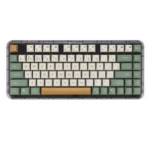 ASUS Jelly75 KD201 keyboard Universal USB + RF Wireless + Bluetooth Green, Beige, Orange