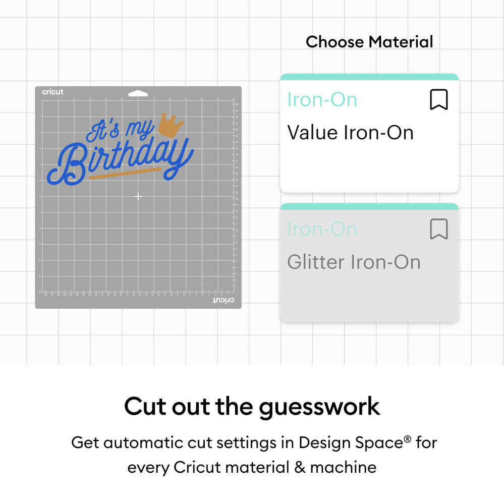 Cricut Value Iron-On Removable Blue Matte