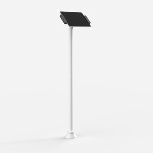 Bouncepad Clip Floorstanding Slim | Compatible with All USB-C Tablets | White