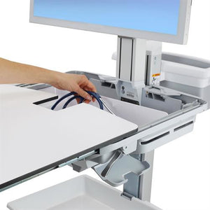 Ergotron StyleView Grey, Stainless steel Flat panel Multimedia cart/trolley