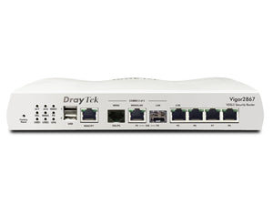 DrayTek Vigor 2867 wired router 10 Gigabit Ethernet, Gigabit Ethernet, 2.5 Gigabit Ethernet White