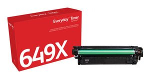 Everyday™ Black Toner by Xerox compatible with HP 649X (CE260X), High capacity