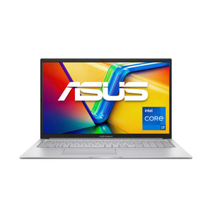 ASUS Vivobook 17 X1704VA-AU918W Intel Core 7 150U Laptop 43.9 cm (17.3") Full HD 16 GB DDR4-SDRAM 1 TB SSD Wi-Fi 6 (802.11ax) Windows 11 Home Silver QWERTZ German