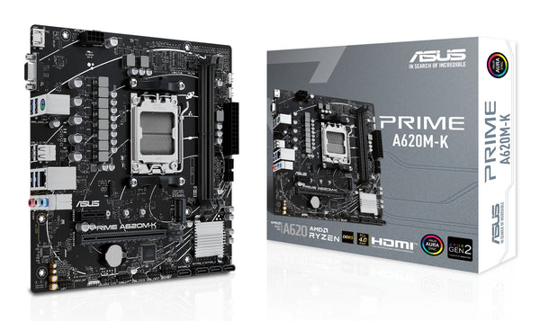 ASUS PRIME A620M-K AMD A620 Socket AM5 micro ATX