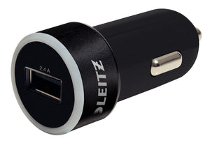 Leitz 62210095 mobile device charger Mobile phone, MP3, Smartphone, Tablet Black Cigar lighter Auto