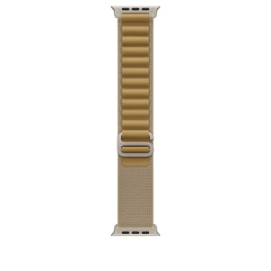 Apple 49mm Tan Alpine Loop - Small - Natural Titanium Finish