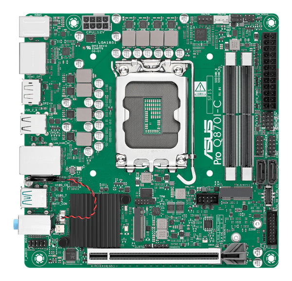 ASUS PRO Q870I-C-CSM Intel Q870 LGA 1851 (Socket V1) mini ITX