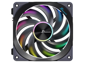 Seasonic MagFlow ARGB Computer case Fan 12 cm Black 1 pc(s)