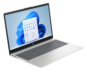 HP 15-fc0051na AMD Ryzen™ 7 5825U Laptop 39.6 cm (15.6") Full HD 16 GB DDR4-SDRAM 512 GB SSD Wi-Fi 6 (802.11ax) Windows 11 Home Silver