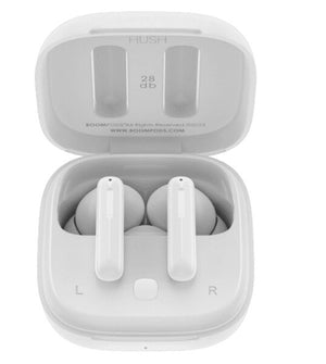 Boompods bassline HUSH ANC Headset True Wireless Stereo (TWS) In-ear Calls/Music Bluetooth White