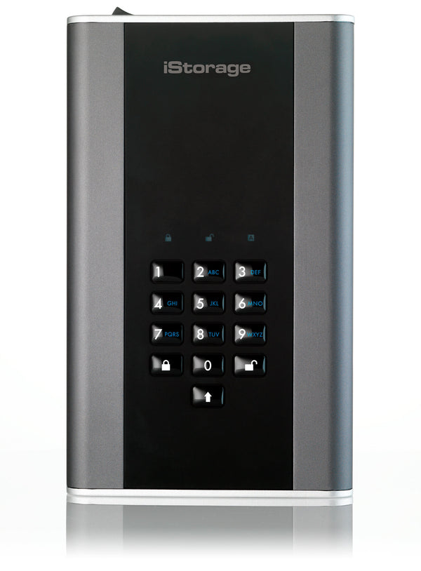 iStorage diskAshur DT² HDD 22TB | Secure Portable Desktop Drive |FIPS 140-2 Level 3 certified | AES-XTS 256-bit Hardware Encryption | Common Criteria EAL5+ (Hardware Certified) | PIN protected | OS & Platform Independent |GDPR, TAA Compliant|Brute force h
