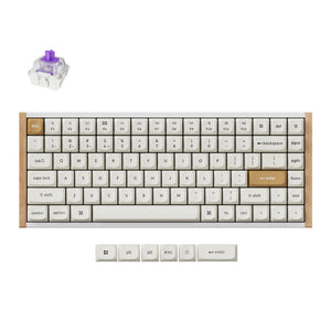Keychron K2H-Q1-UK keyboard Gaming USB + RF Wireless + Bluetooth QWERTY UK English White