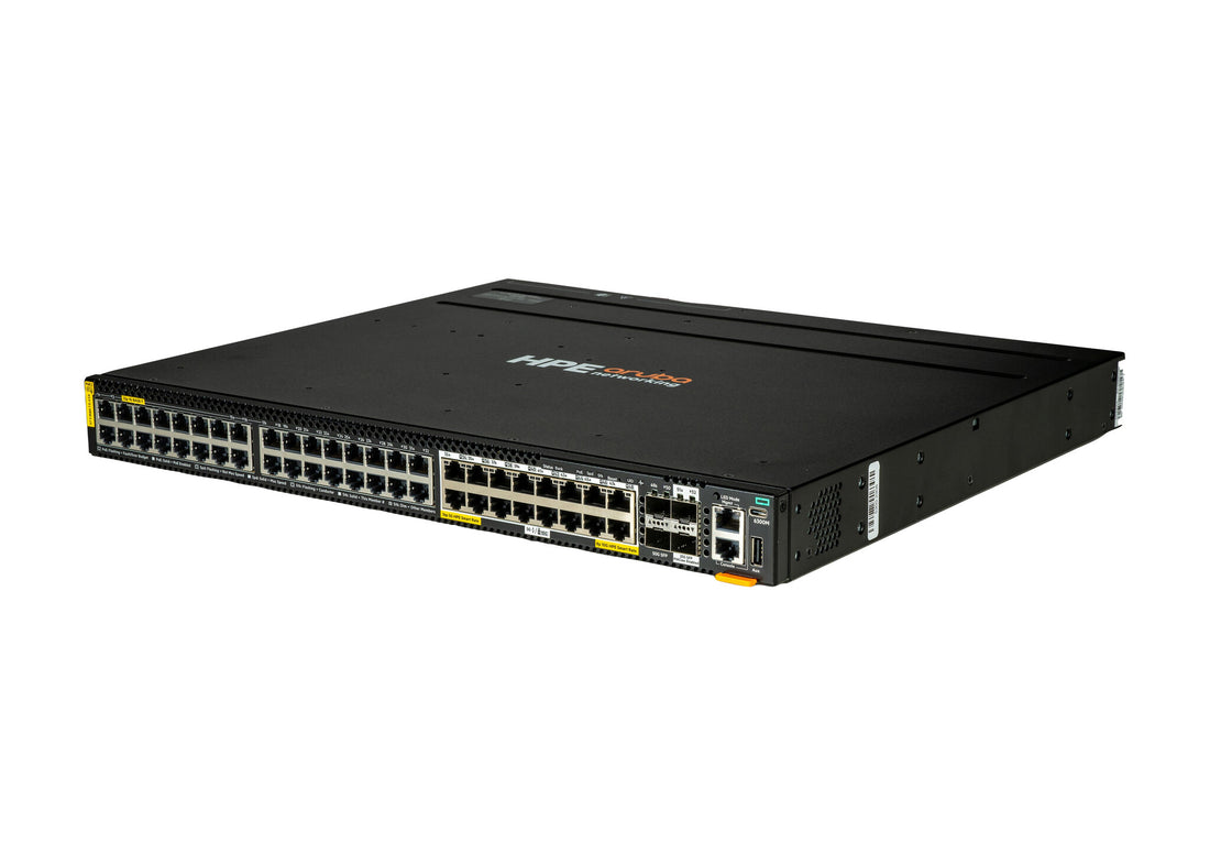 HPE Aruba Networking CX 6300M 32p 1G 16p SmtRt 5G Class8 PoE 2p SFP56 50G 2p SFP28 25G MACsec Switch