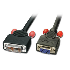 Lindy 2m DVI-A (Analogue) Male to VGA Female Adapter Cable