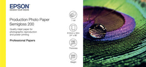 Epson Production Photo Paper Semigloss 200 24" x 30m
