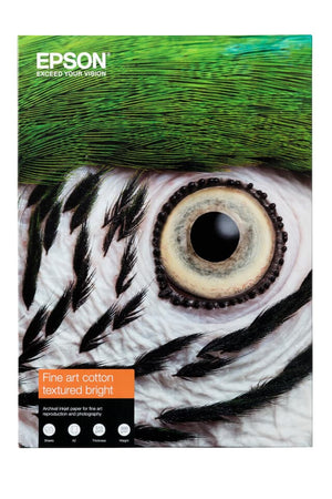 Epson Fine Art Cotton Textured Bright II, A3+ 25 Sheets