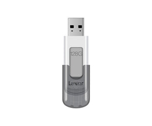 Lexar JumpDrive V100 USB flash drive 128 GB USB Type-A 3.2 Gen 1 (3.1 Gen 1) Grey, White