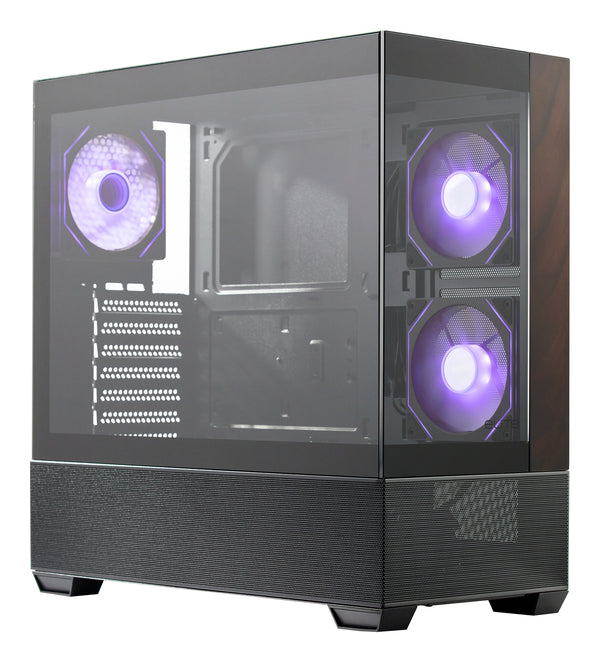 Cooler Master Elite 690 Wood Midi Tower Black