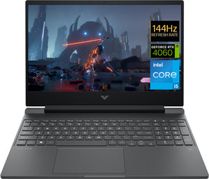 HP Victus Gaming Victus 15-fa1006na Intel® Core™ i5 i5-12500H Laptop 39.6 cm (15.6") Full HD 16 GB DDR4-SDRAM 512 GB SSD NVIDIA GeForce RTX 4060 Wi-Fi 6E (802.11ax) Windows 11 Home Black